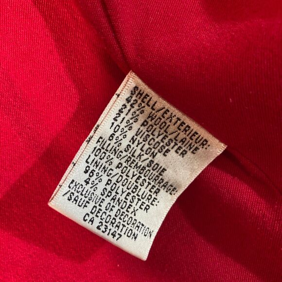 Talbots Christmas Grandmacore Sweater Vest L Dark Grey Wool Blend Embroidered - Picture 6 of 10